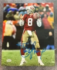 Steve Young  Signed 8x10 Photo W/ GTSM COA 49ers Hand up Blue Ink