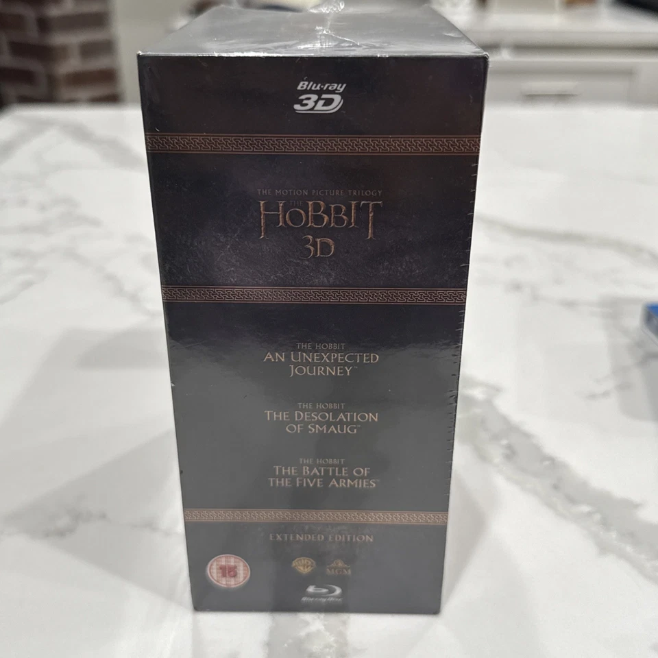 The Hobbit 3D Trilogy Extended Edition(Blu-ray 2D,Region Free,Magnet-Cover) NEW - Image 3 of 4