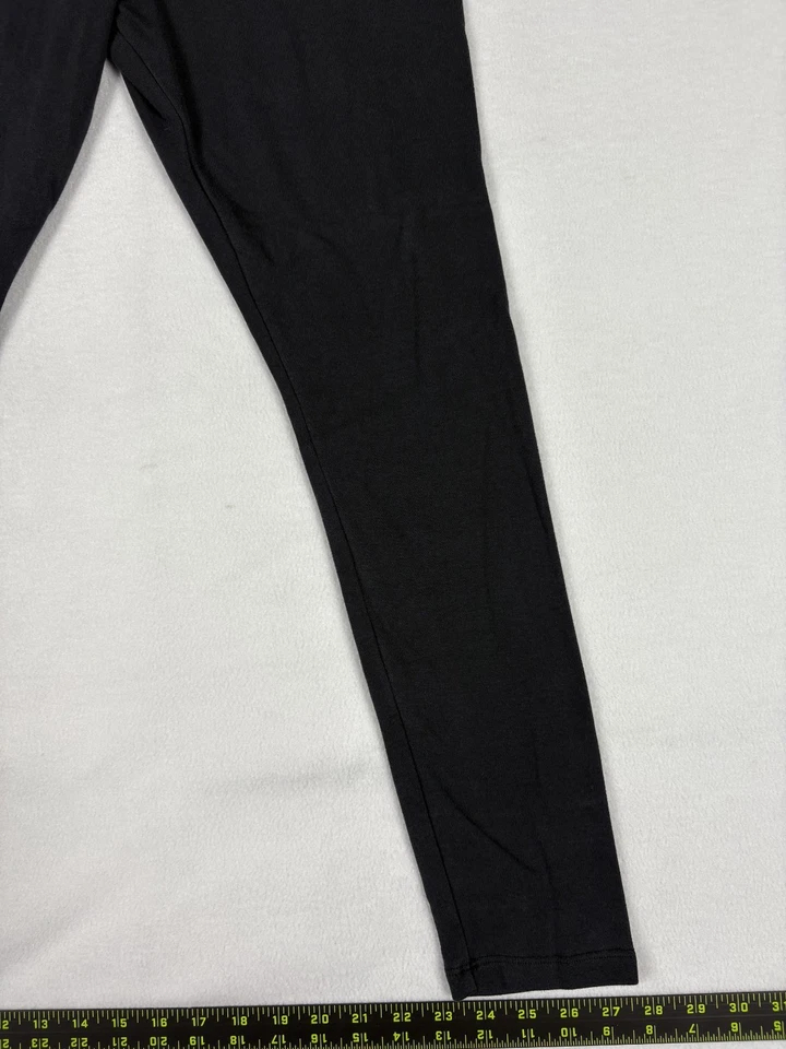 SIMPLY VERA LEGGINGS WOMENS L LARGE BLACK STRETCH HIGH RISE PULL ON VERA WANG - Image 3 of 4