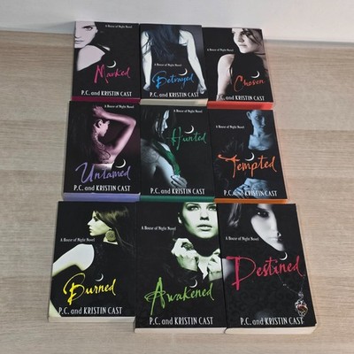 House of Night Series 9 Book Set P.C. Cast Kristin Cast PB Books 1-9 Bundle