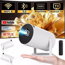 UHD 4K Mini LED Projector 10000 Lumen 1080P WiFi Bluetooth Portable Home Theater