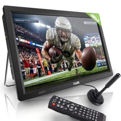 #ad 14” Small Portable TV with AntennaBattery Operated TV with ATSC HDMI USB SD ... $167.84