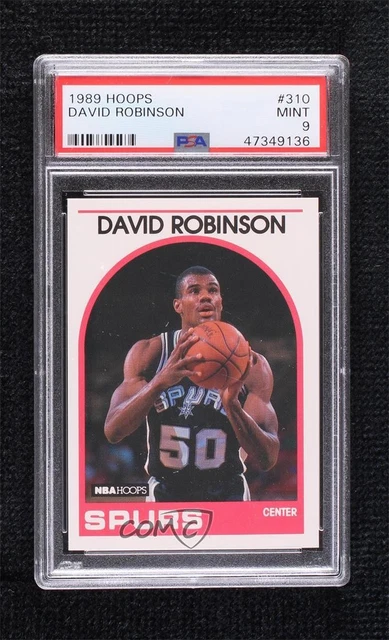 1989-90 NBA Hoops David Robinson #310 PSA 9 MINT Rookie RC HOF