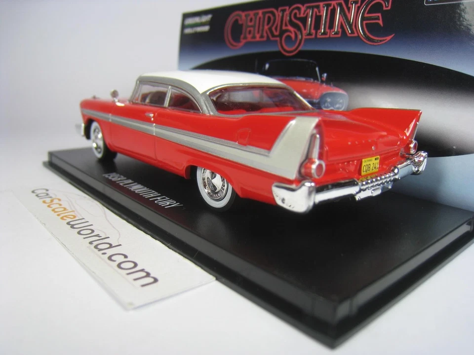 PLYMOUTH FURY 1958 "CHRISTINE" 1/43 GREENLIGHT (RED/WHITE) - Imagen 3 de 3