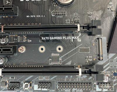 MSI X470 Gaming Plus Max AM4 64GB DDR4 Mainboard (7B79-Ver: 3.1)