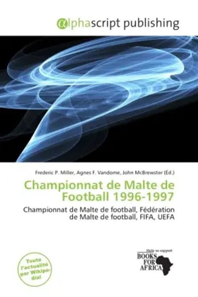 Frederic P. Miller (U. A.) | Championnat De Malte De Football 1996-1997 | Buch-image