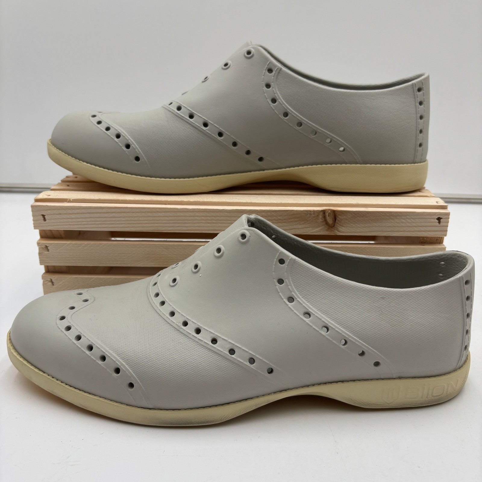 Wingtip Brogue Spikeless Eva Waterproof Gray 11