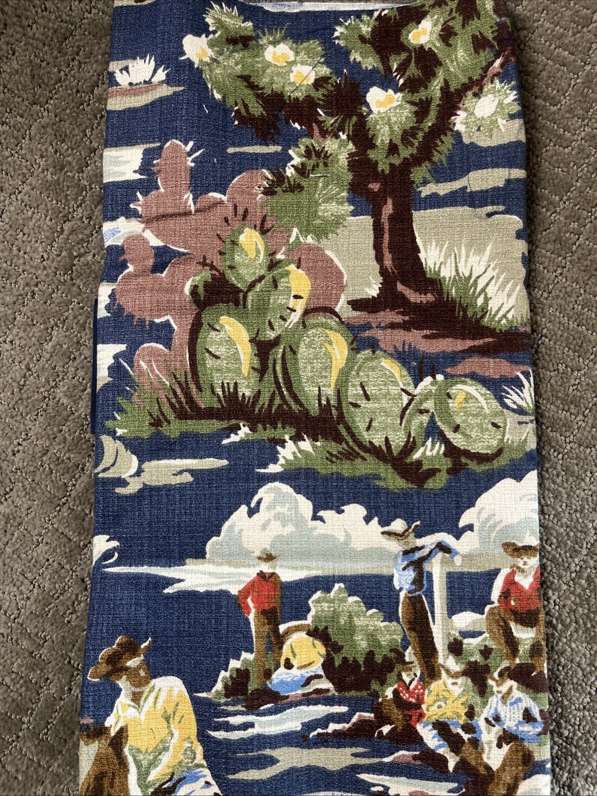 Frostline Sew Kit Campus Tote Bag Canvas Cowboy Fabric New Rare USA