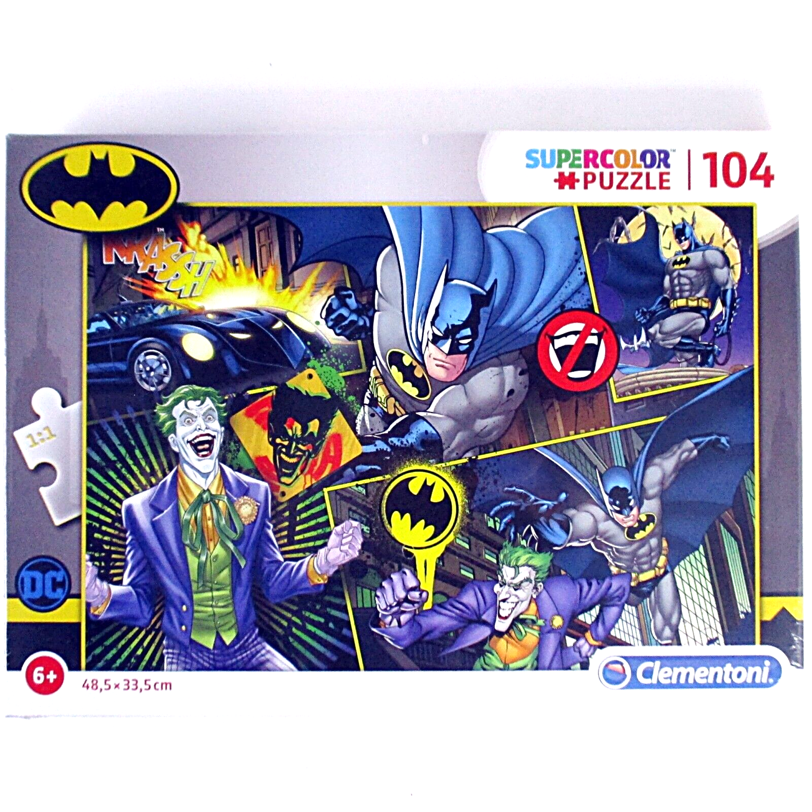 Batman Joker DC Jigsaw Puzzle Clementoni Supercolour 104 25708 New & Sealed - Image 3