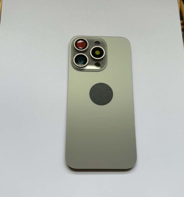 iPhone 15 Pro Rückseite Backglas Ersatz mit Cam Linse, Halterungen & Magneten