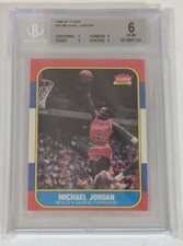 1986-87:Michael Jordan Fleer Rookie #57 BGS 6 (Subs Grades 5/9/9/9) HOF 🔥🔥🔥🔥