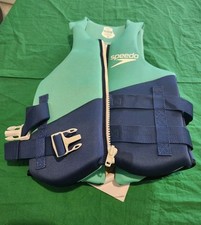 Speedo Adults Swimming Life Jacket Vest Turquoise/Navy XS/S Adult