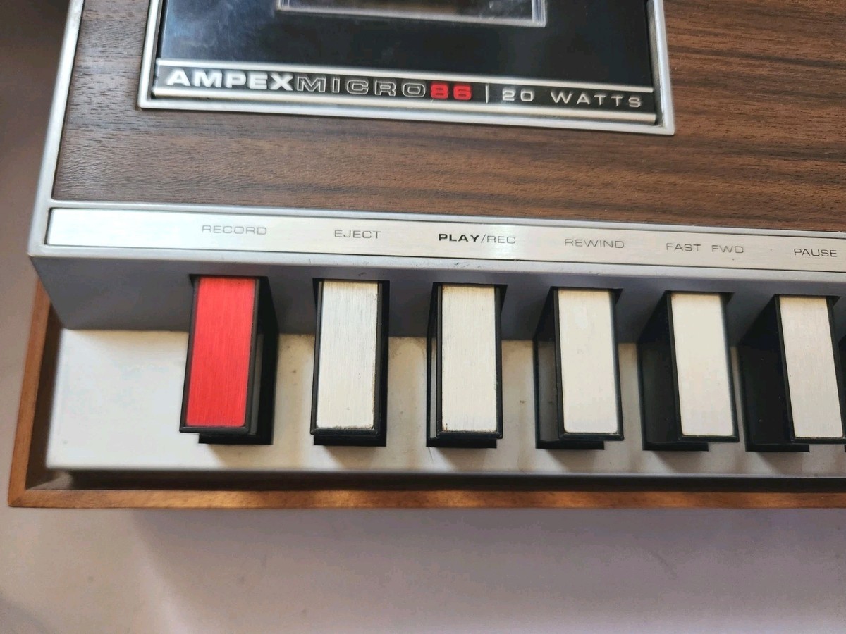 VTG 1969 Ampex Micro 86 - 20 Watts Cassette Recorder | eBay