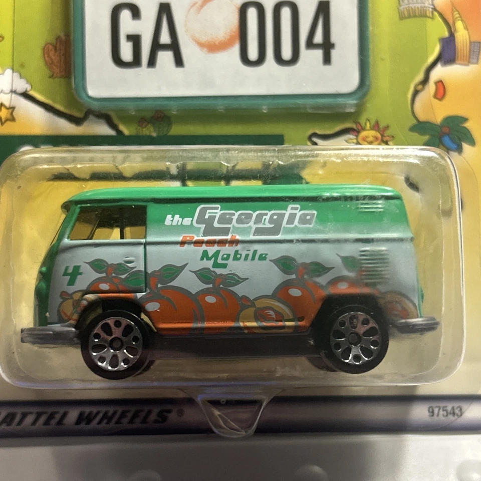 2001 Matchbox Across America Georgia VW Панельный Транспортер - Изображение 3 из 4