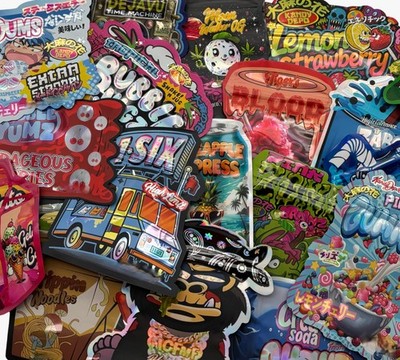 Druckschlussbeutel Ziplock Verpackung Bag NEU bunte Mylar Packs Zip Beutel