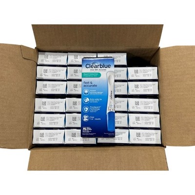 Resellers Lot 24 x Clearblue Rapid Detection Pregnancy Test 2 Ct Exp 08/31/2026
