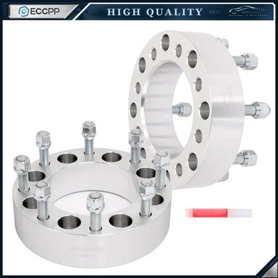 DCVAMOUS 2PC 8x6.5 To 8x170 Wheel Adapters 2 Inch With 14x1.5 Studs Compatibl