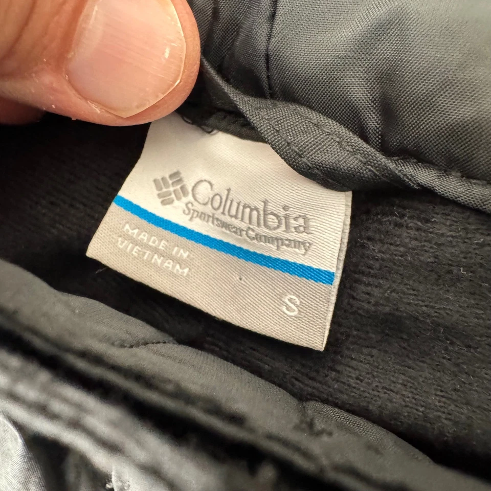 Columbia Juvenil Pequeño Omni Escudo Esquí Nieve Pantalones Negros Impermeables Invierno Exterior Foto 3 de 4