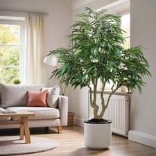 7FT Artificial willow Tree Indoor Faux slik G...