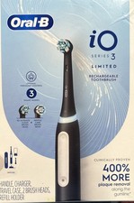 Oral-B iO Deep Clean Electric Powered Toothbrush iO Series 3 Limited -Black