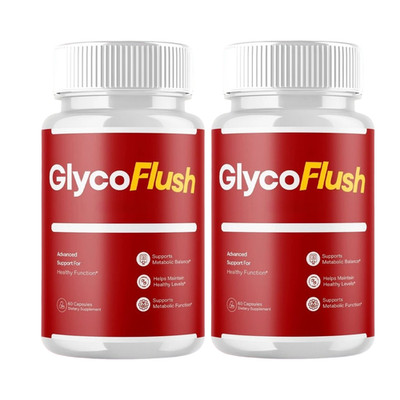 2-Pack GlycoFlush Capsules - Glyco Flush Daily Blood Health Support - 120 Caps