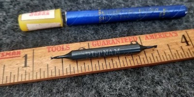NOS PUTNAM 3/64'' End mIll  Double end 2  flutes HSS