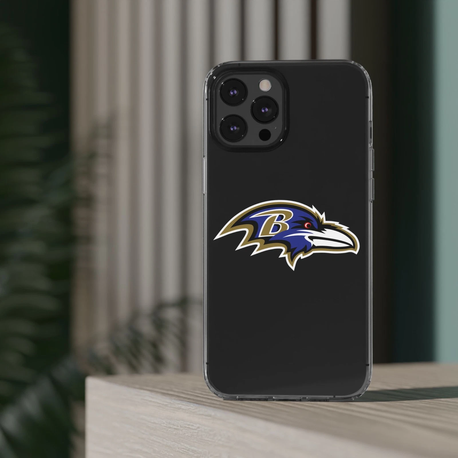 Baltimore Ravens Clear Phone Case for iPhone