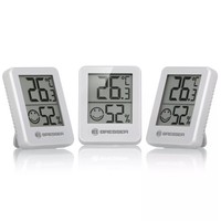 Bresser 3Er Set Thermometer Hygrometer Temperatur & Feuchtigkeit Lcd | Neu & Ovp