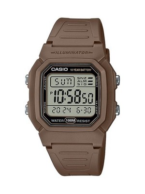 W800HG Series | Men s Digital Watch | Beige | 100 Meter Water Resistance | Mu...