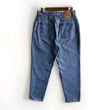 Vintage 90  s Levi  s 550 Mom Jeans Women's Size 14 MIS S Relaxed Fit Tapered Leg