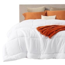 Comforter Duvet Insert - Quilted Comforters Size, All Season Duvet, King White