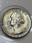 1953 (P) Washington Quarter Silver 25¢ - BU - Rainbow Toning