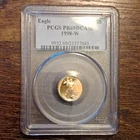 U.S. Mint 1998-W $5 American Gold Eagle 1/10 oz Proof PCGS PR69 DCAM