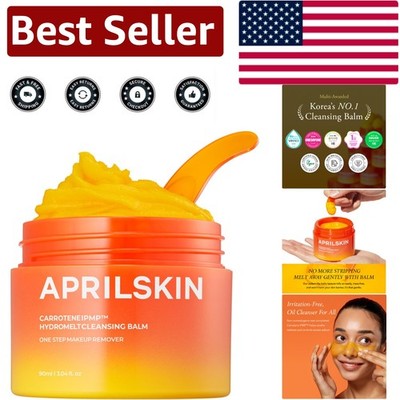 Hydromelt Cleansing Balm with Grapefruit Oil - Noncomedogenic & 3.04 fl. oz