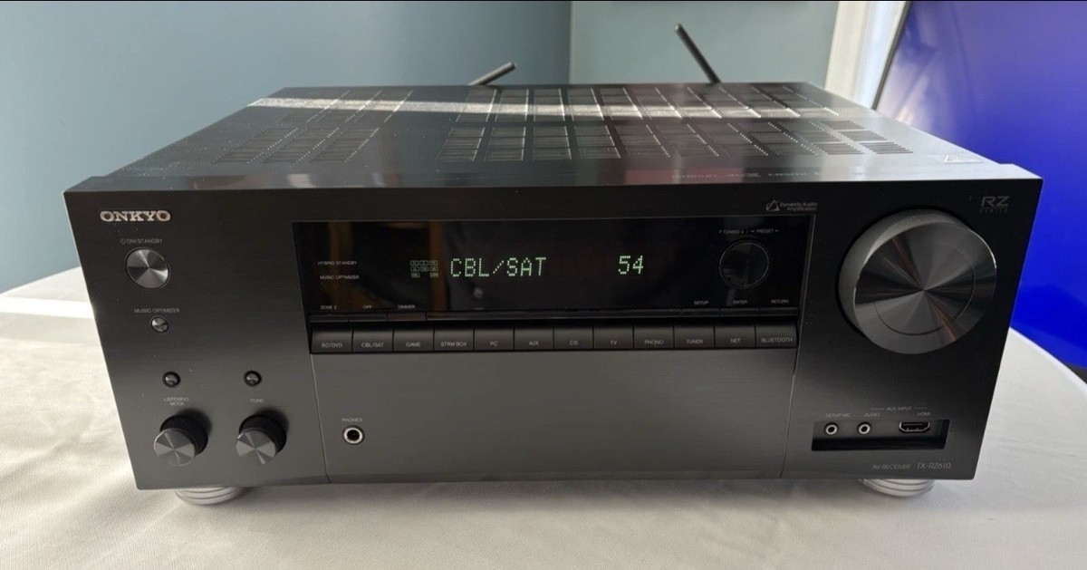 Onkyo TX-RZ610 7.2-Channel A/V Receiver Black Dolby DTS:X HDMI