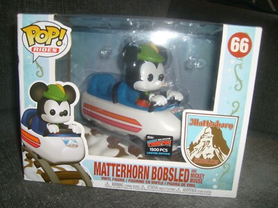 Funko Pop Rides Disney Mickey on Matterhorn Bobsleds 66 2019