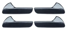 4x Painted Gloss Black Inner Door Handle Overlay Trim Cover Fits 11-25 Durango
