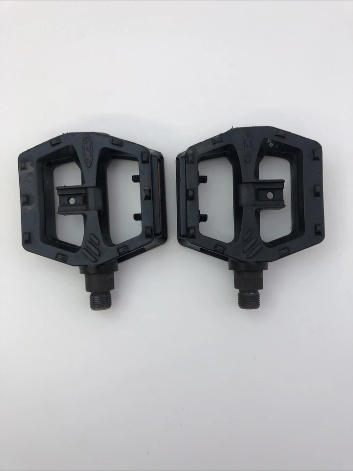 "Pedales Schwinn Sx Old School BMX planos negros 9/16"" 3 piezas A06" de colección Foto 3 de 4