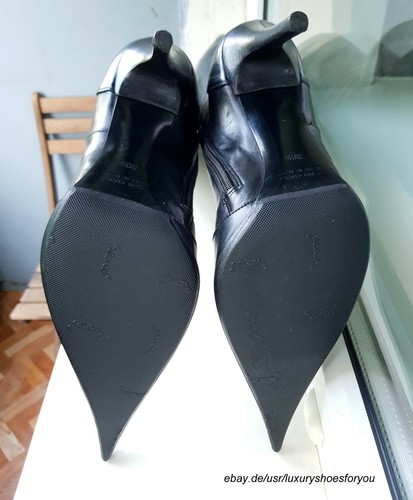 ICONE Black Leather Boots gr. EUR 38.5 - Bild 5 von 6