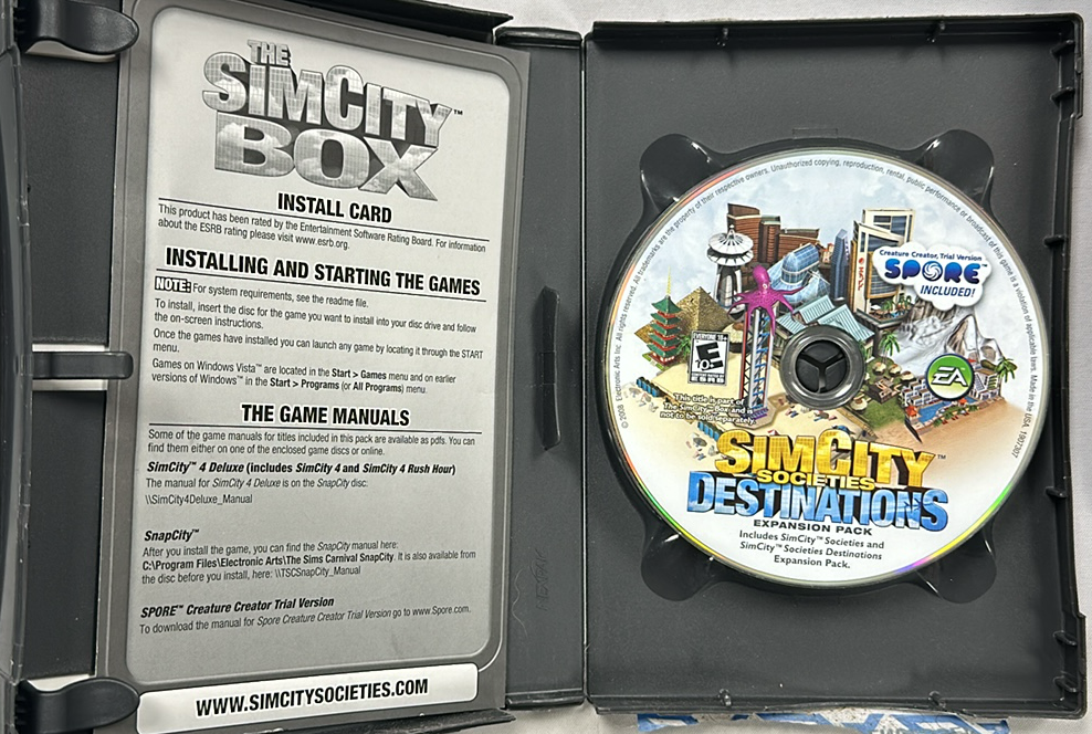 The Sim City Box (PC DVD) (B124-39) 14633190731| eBay The Sim City Box (PC DVD) (B124-39) 14633190731| eBay