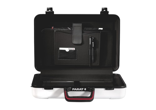 PARAT PARADOC Attaché weiß Tablet Netbook Dokumente Koffer Aktenkoffer Vertreter - Bild 2 von 7