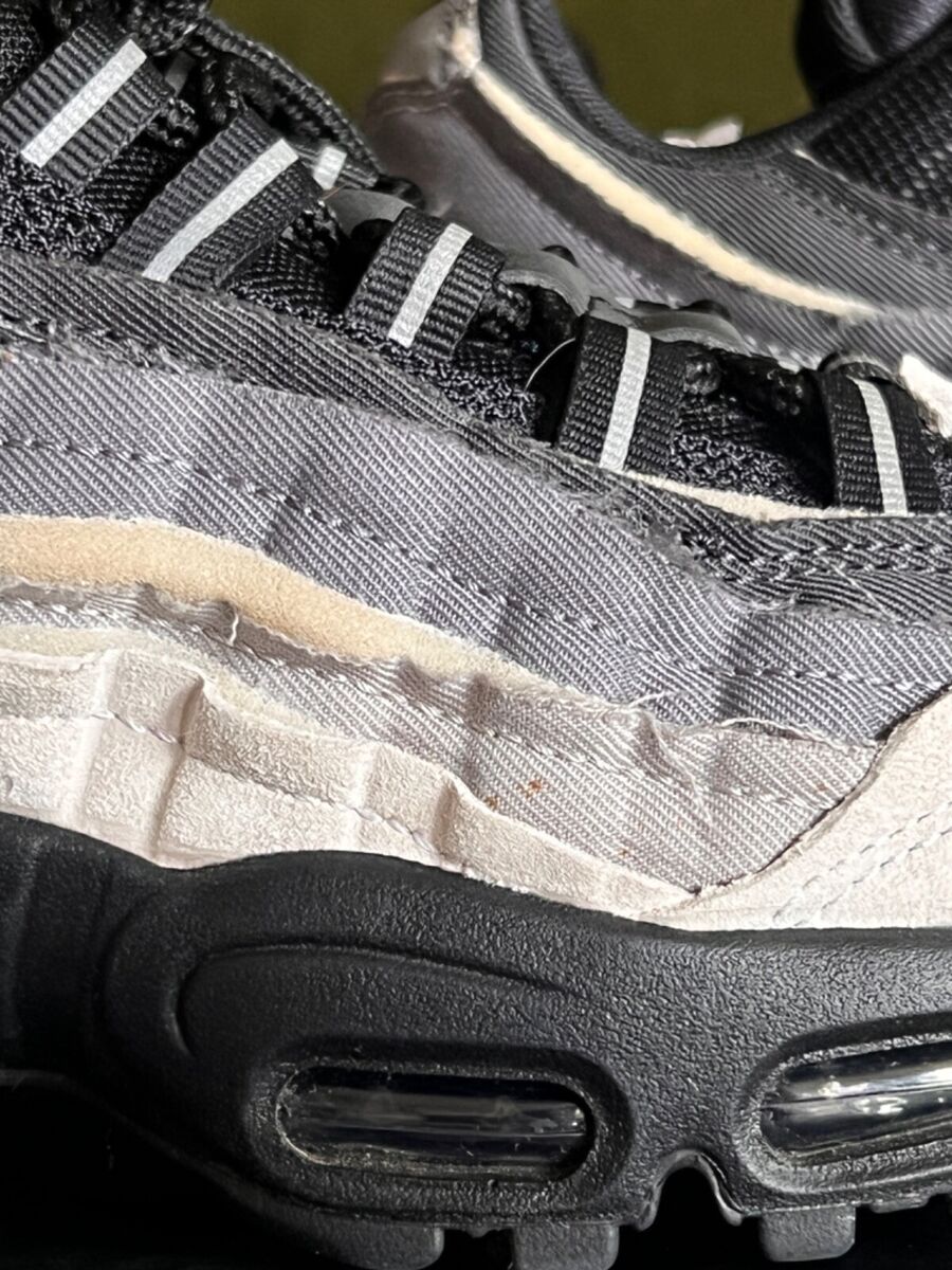 Size 7 - Nike Comme des Garçons x Air Max 95 Grey Multi | eBay Size 7 - Nike Comme des Garçons x Air Max 95 Grey Multi | eBay