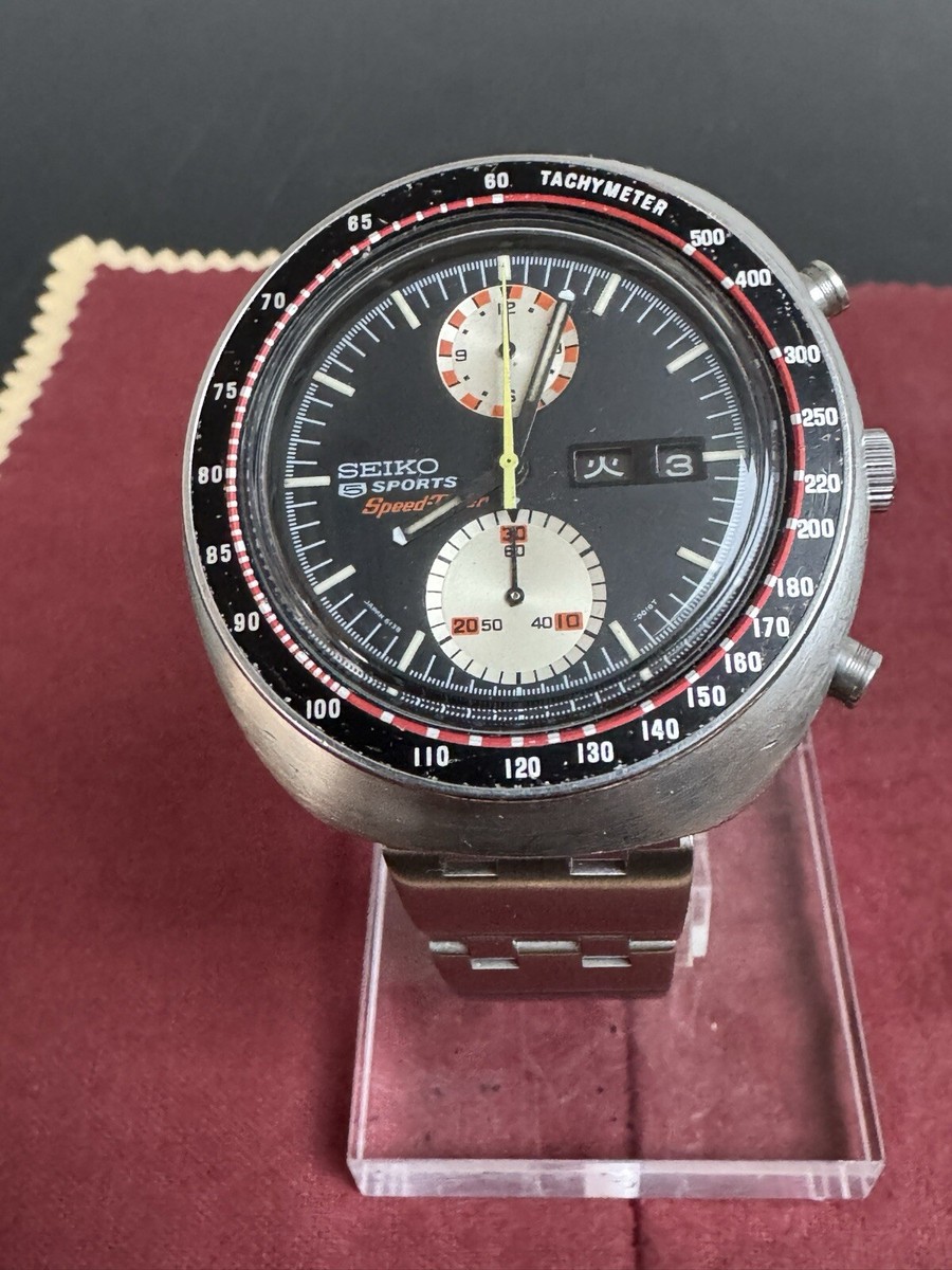 完動品/1974年11月】SEIKO 5 SPORTS Speed Timer 6138-0040 セイコー 5