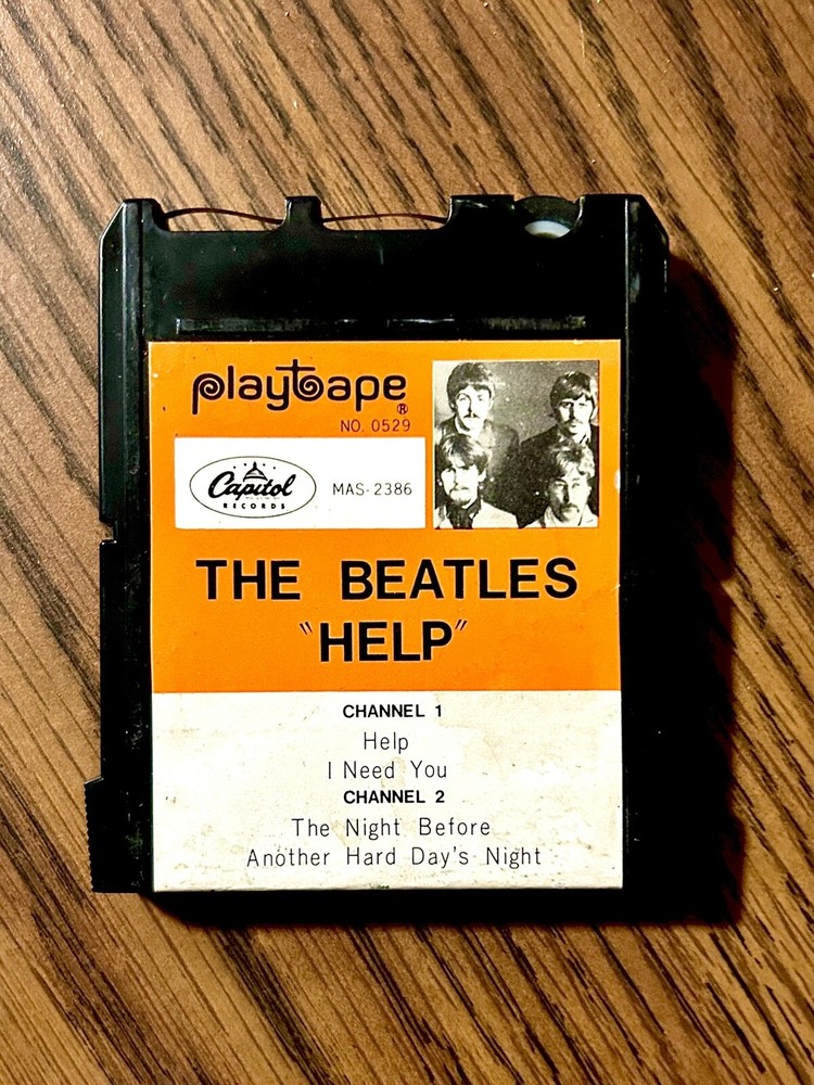 BEATLES HELP PLAYTAPE NEEDS REPAIR