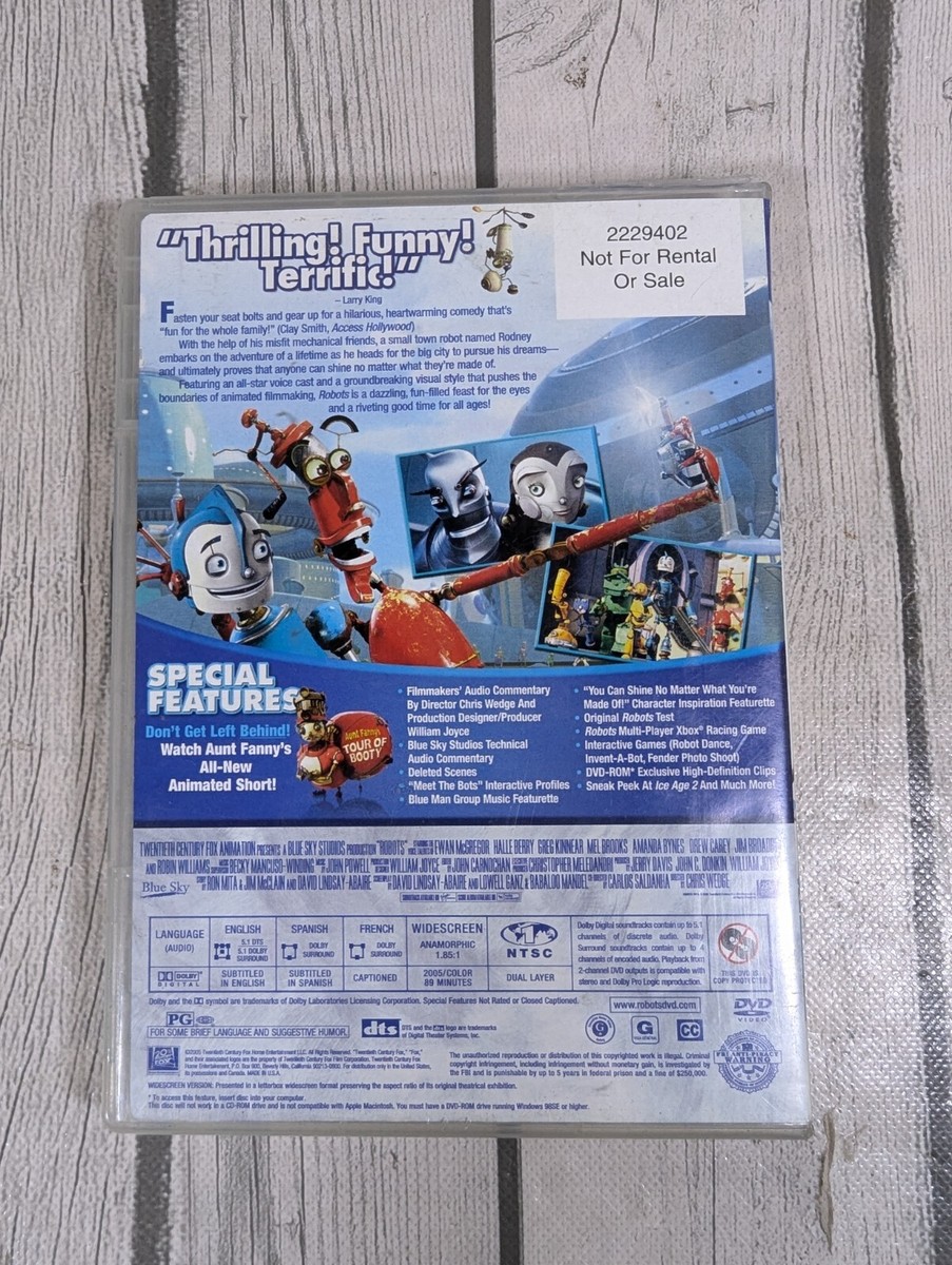Robots Critic Screener Promo (2005 DVD 20th Century Fox) Not For