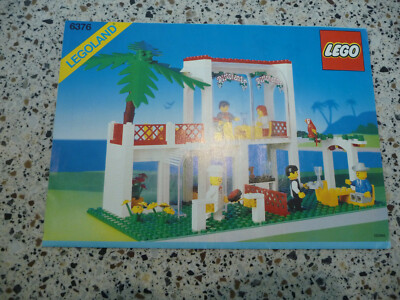 Lego Legend Breezeway Cafe #6376 Instruction Manual Booklet