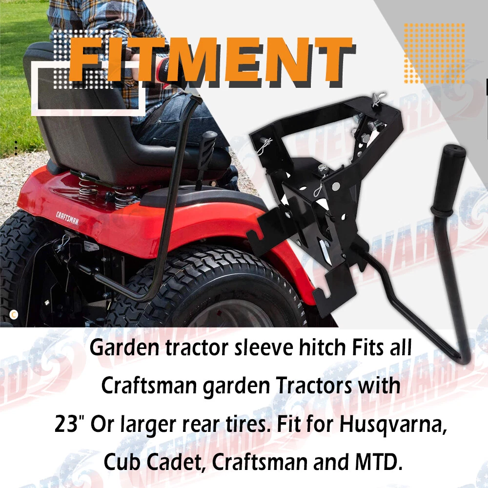 Garden Tractor Sleeve Hitch Attachment Rear Mount Set for Husqvarna 585607901