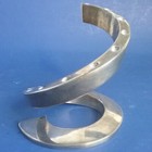 Vintage Mid-Century Dansk France Bertil Vallien Silverplate Spiral Candle Holder