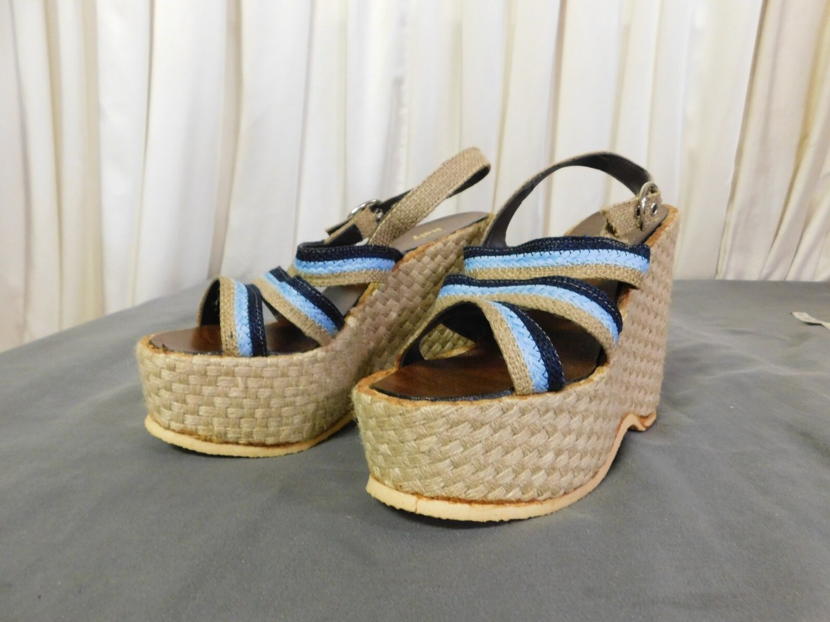 70s Platform Sandals Vintage Style Platform Shoes Vintage 70's