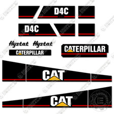 Fits Caterpillar D4C Series 2 Dozer Decal Kit - 7 YEAR OUTDOOR 3M VINYL!